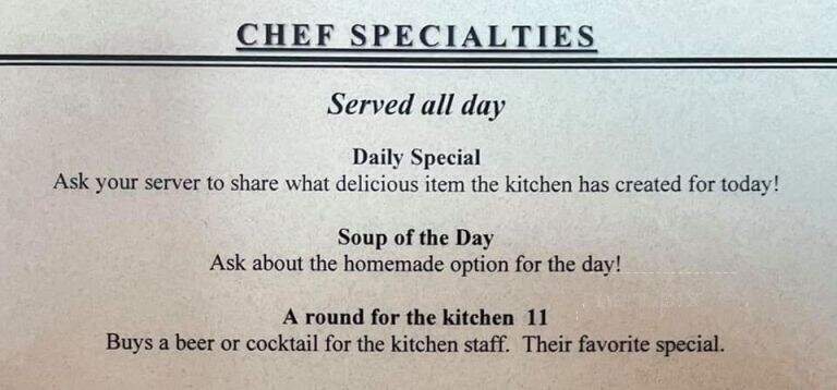 Paddy Coughlin's Pub - Fort Atkinson, WI menu_pic