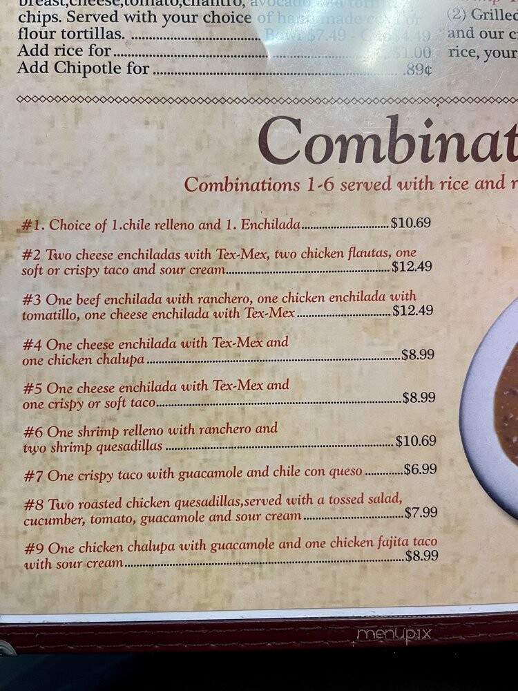 Ramos Tex-Mex #3 - Austin, TX menu_pic