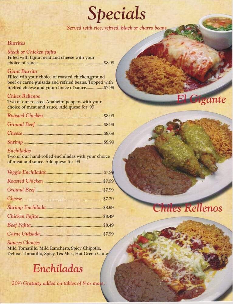 Ramos Tex-Mex #3 - Austin, TX menu_pic