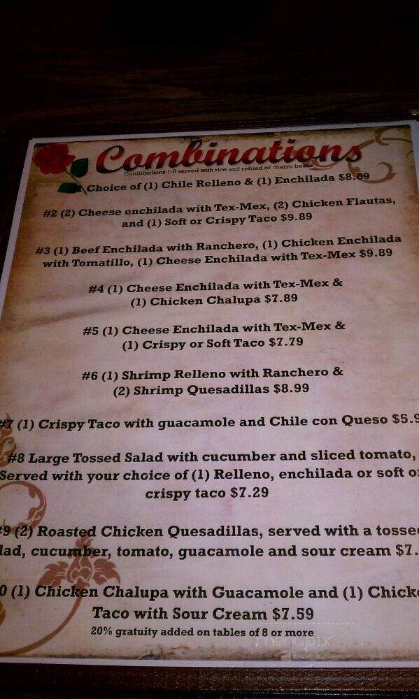 Ramos Tex-Mex #3 - Austin, TX menu_pic