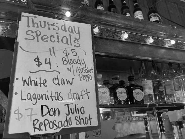 Buckhorn Bar and Grill - Dixon, CA menu_pic