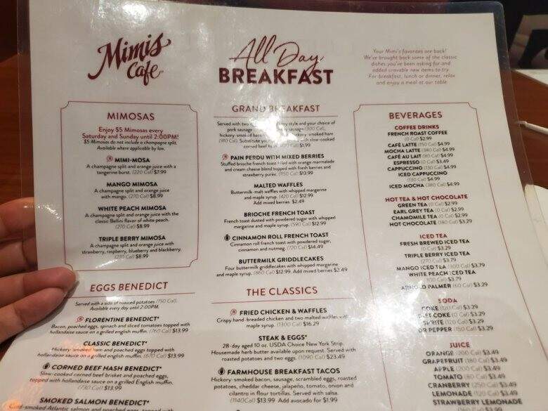 Mimi's Bistro & Bakery - Murfreesboro, TN menu_pic