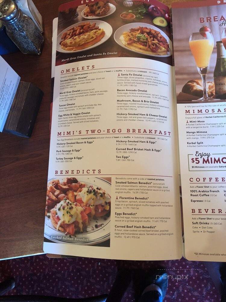 Mimi's Bistro & Bakery - Murfreesboro, TN menu_pic