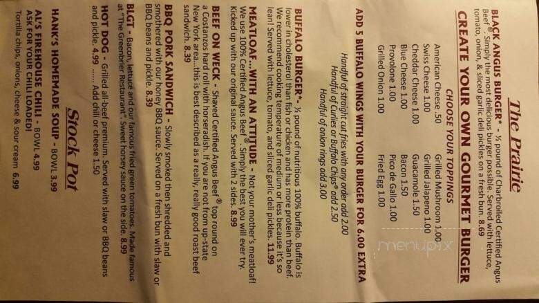 Buffalo Chips Restaurant - Bonita Springs, FL menu_pic