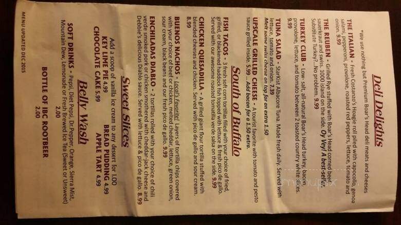 Buffalo Chips Restaurant - Bonita Springs, FL menu_pic
