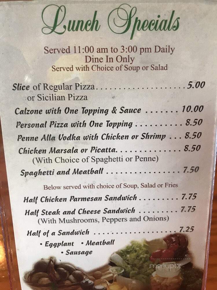 Pizza Villa & Restaurant - Brooksville, FL menu_pic