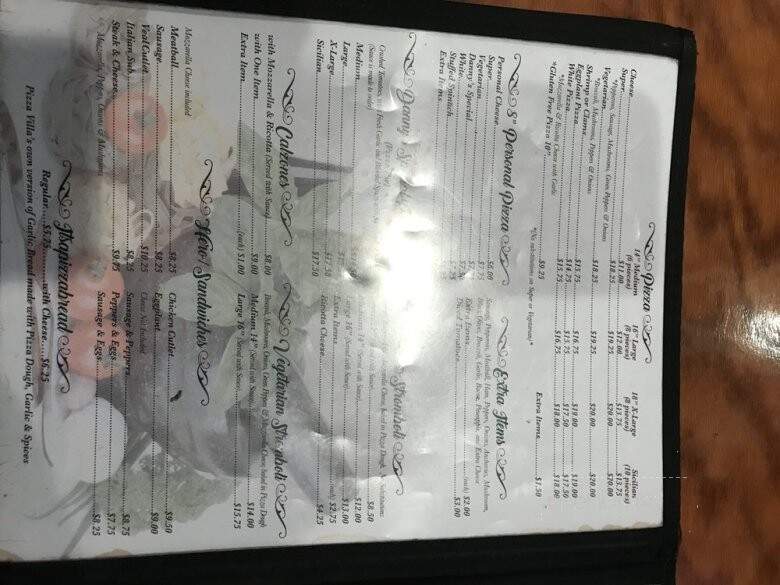 Pizza Villa & Restaurant - Brooksville, FL menu_pic