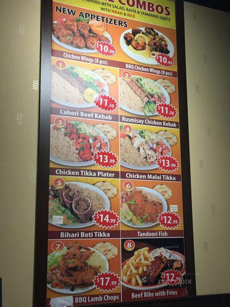 Iqbal Kebab & Sweet Centre - Toronto, ON menu_pic