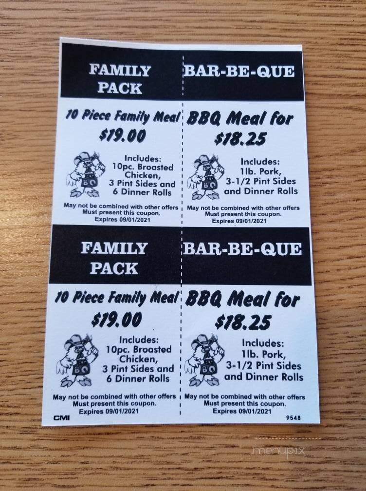 Shorty's Bar-B-Q - Moriarty, NM menu_pic