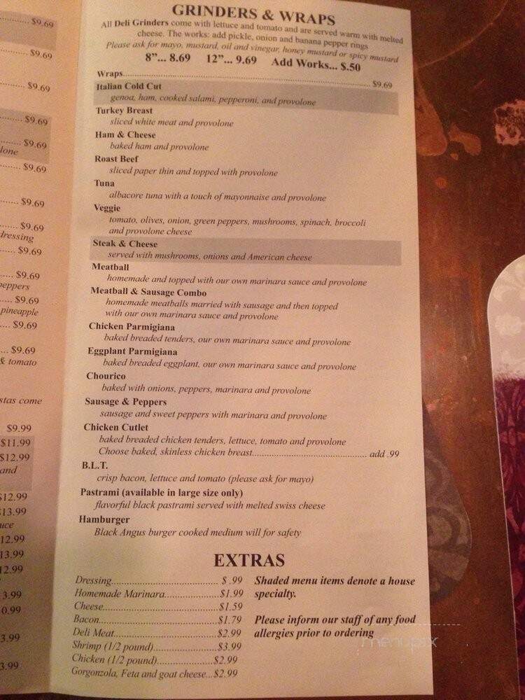 Carmella's Pizzeria - Portsmouth, RI menu_pic