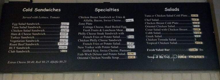 Edibles Coffee Shop - Los Angeles, CA menu_pic
