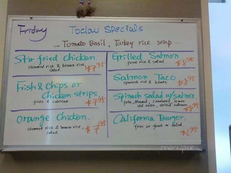 Edibles Coffee Shop - Los Angeles, CA menu_pic