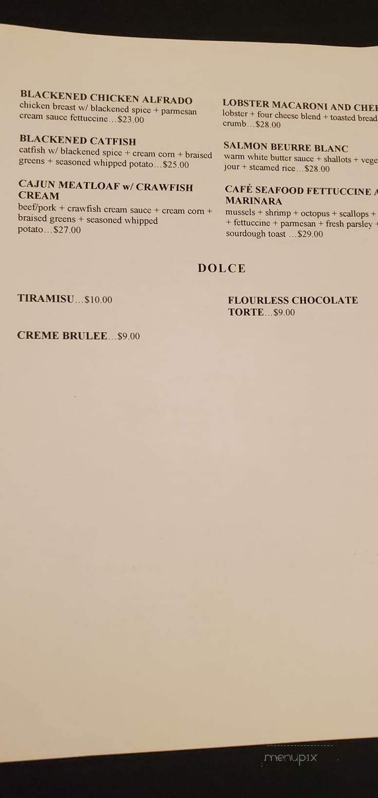 Cafe Des Artistes - Fallbrook, CA menu_pic