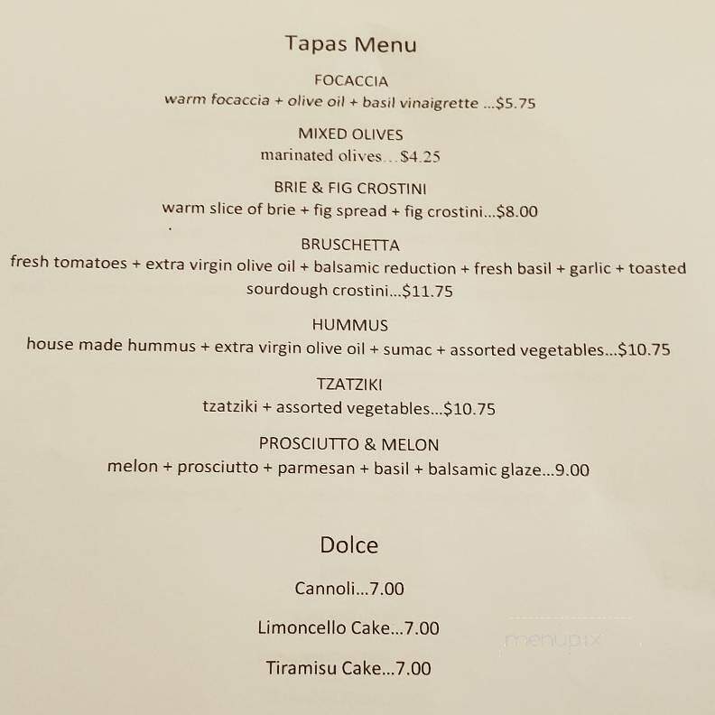 Cafe Des Artistes - Fallbrook, CA menu_pic