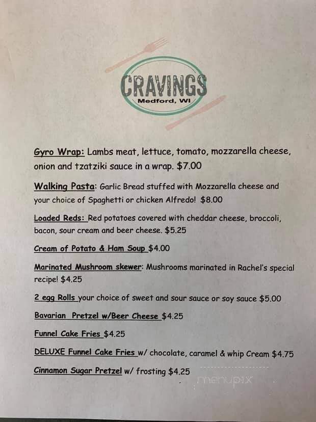 Bloomer Brewing - Bloomer, WI menu_pic