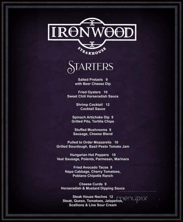 IronWood Steakhouse - Tiffin, OH