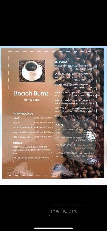 Beach Bums Coffee and Deli - Gulf Shores, AL