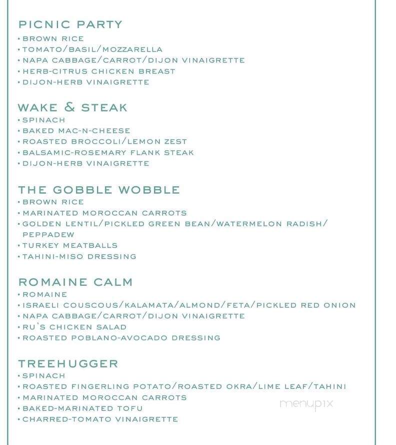 Esther's Eatery - Florence, AL menu_pic