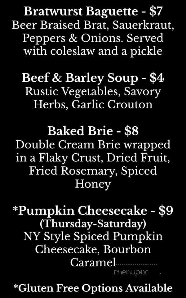 Schwatzer's German Restaurant - Seymour, IN menu_pic