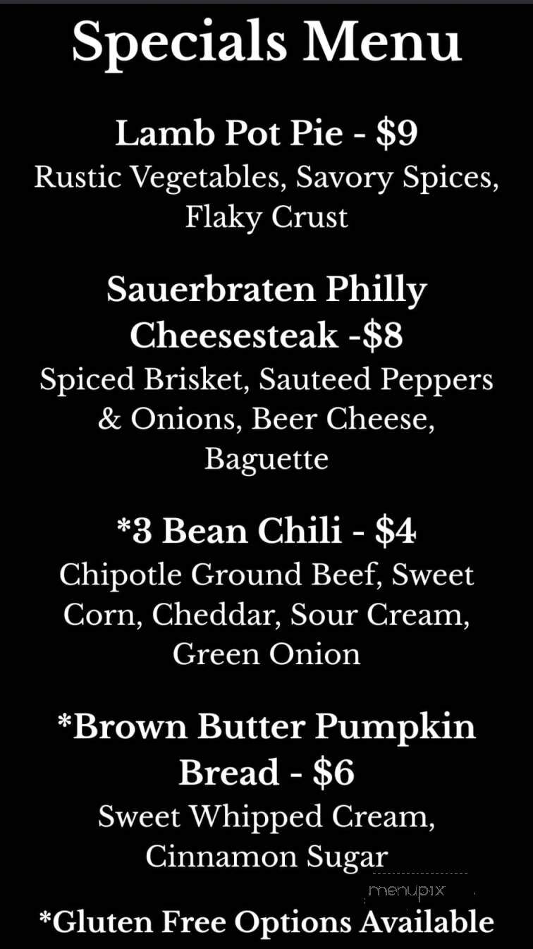 Schwatzer's German Restaurant - Seymour, IN menu_pic