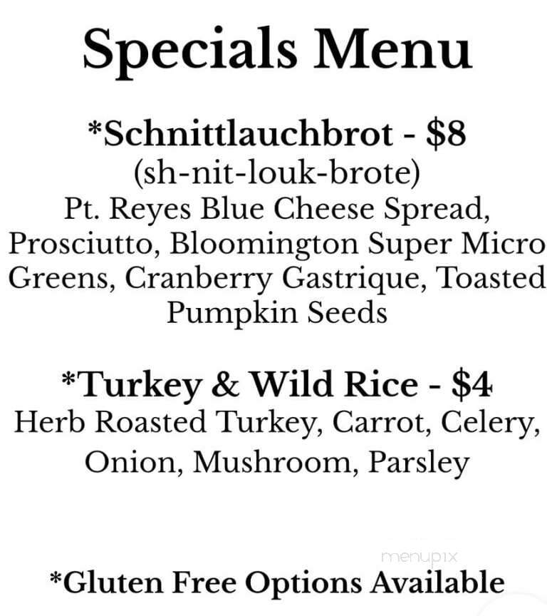 Schwatzer's German Restaurant - Seymour, IN menu_pic