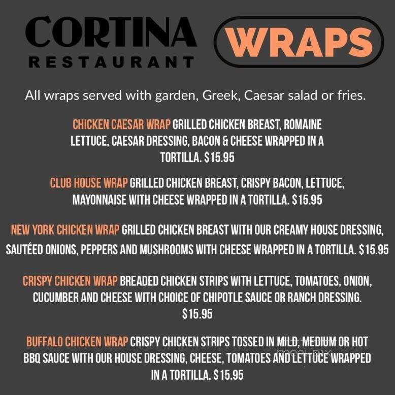Cortina Restaurant - Espanola, ON