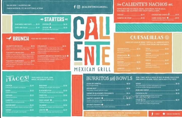 Caliente Mexican Grill - Scottsdale, AZ