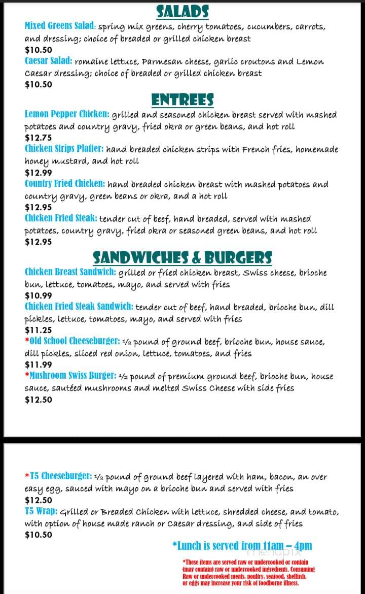 Table 5 - Peggs, OK menu_pic