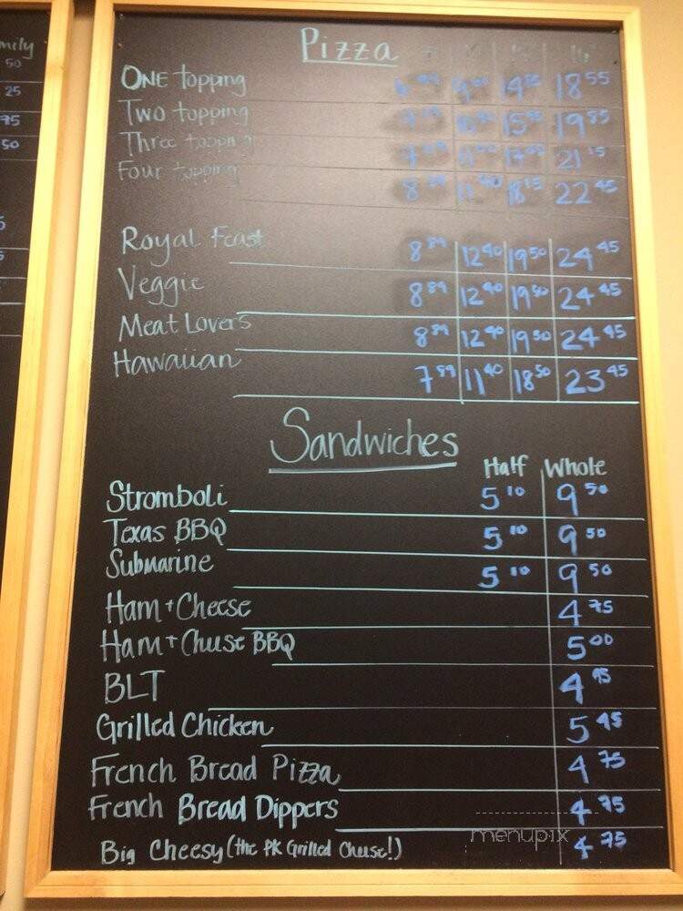 Pizza King - Greenwood, IN menu_pic