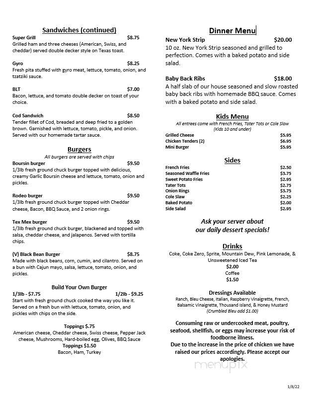 Boswell Alley - Cincinnati, OH menu_pic