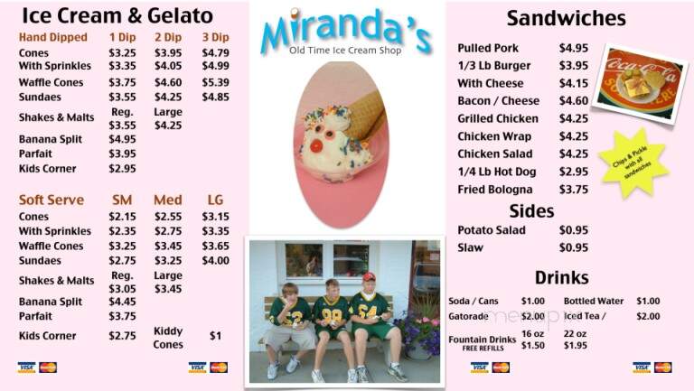 Miranda's Ice Cream Parlor