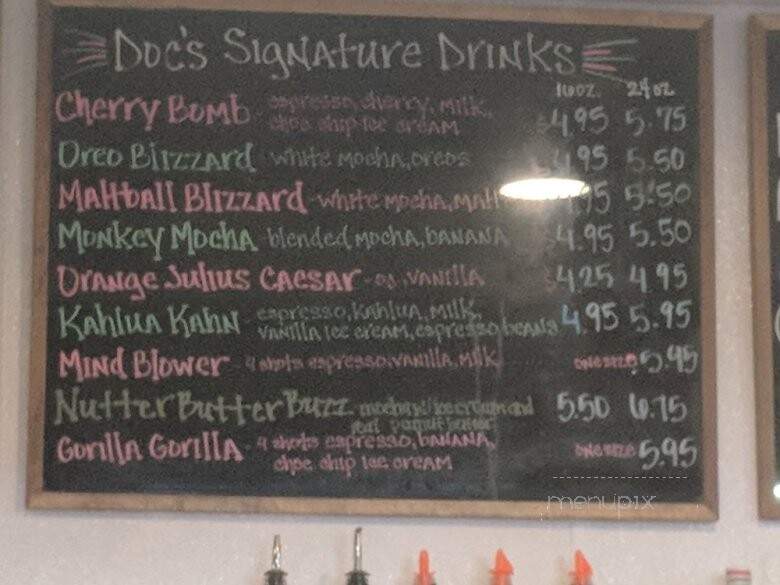 Dr. Conkey's Candy and Coffee Co. - Simi Valley, CA menu_pic