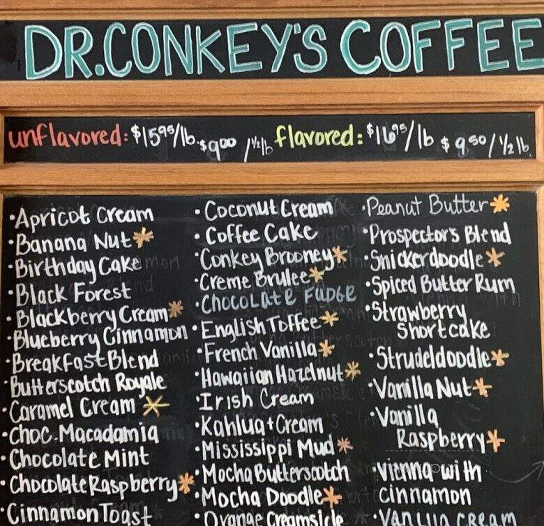 Dr. Conkey's Candy and Coffee Co. - Simi Valley, CA menu_pic