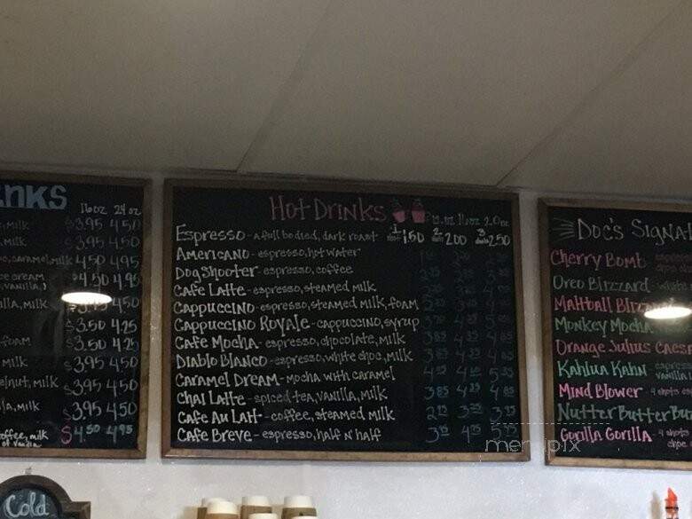Dr. Conkey's Candy and Coffee Co. - Simi Valley, CA menu_pic