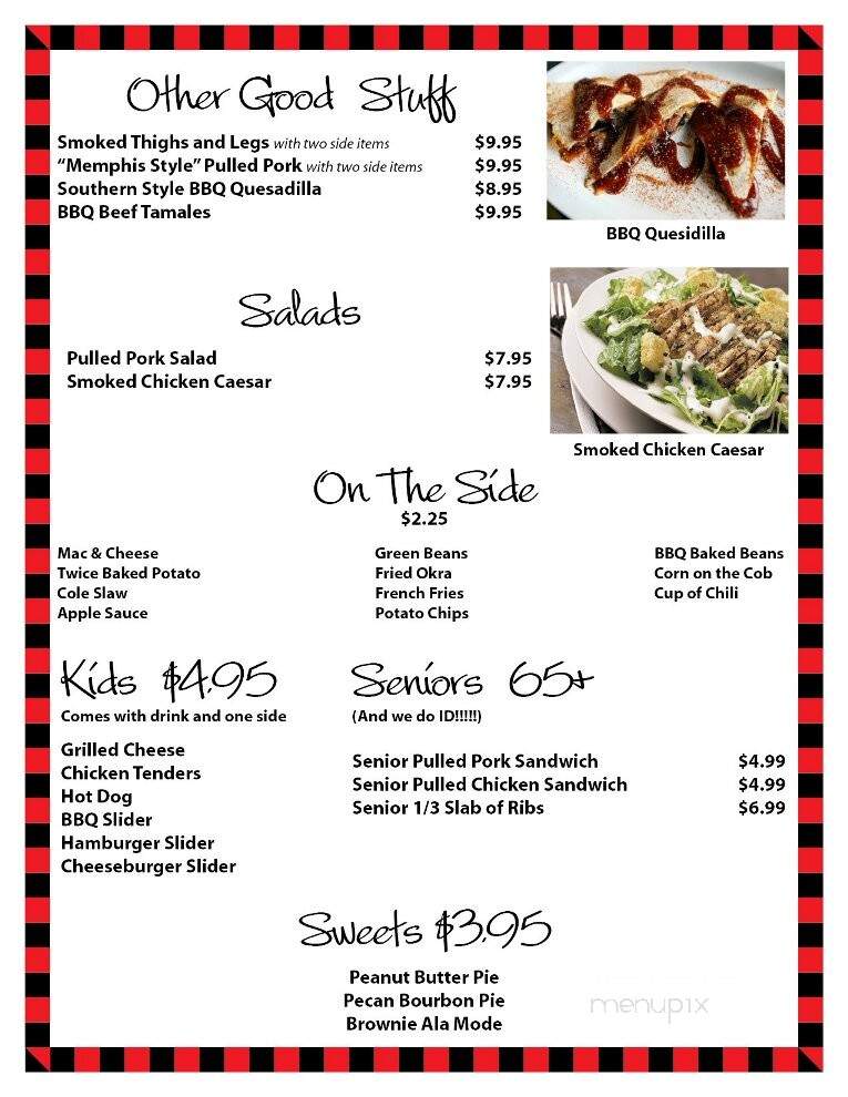10 Bones BBQ - Southaven, MS menu_pic