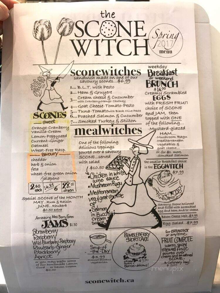 The Scone Witch - Ottawa, ON menu_pic