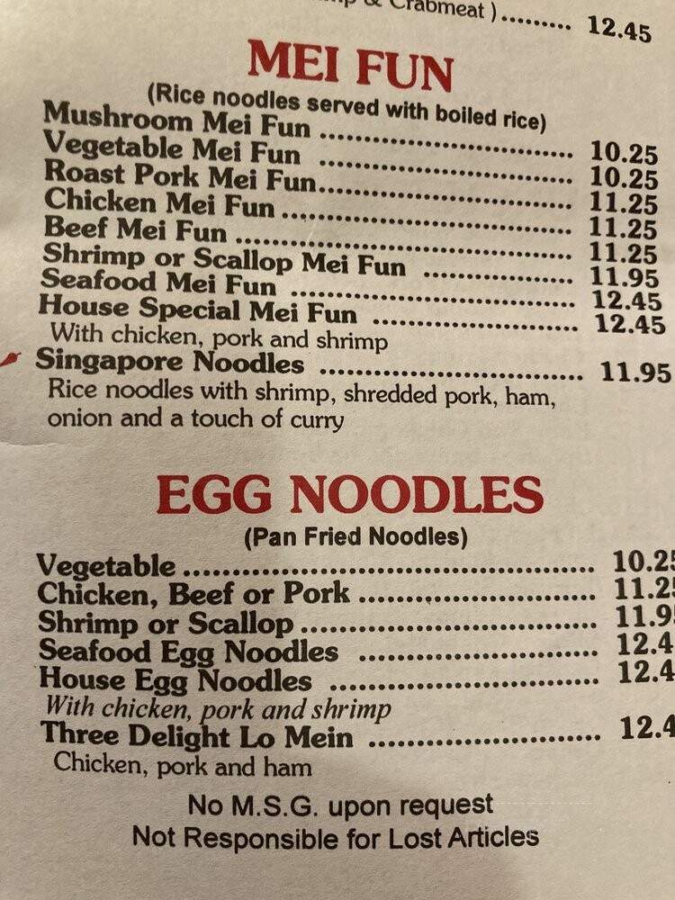 Wah May Restaurant - Fairhaven, MA menu_pic