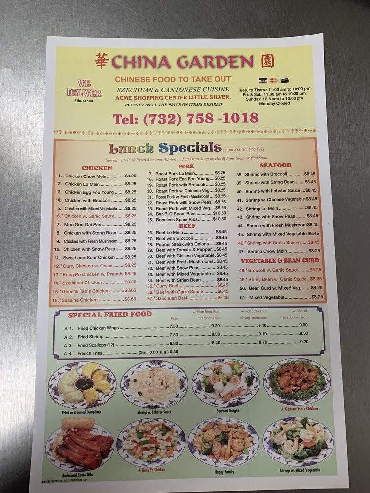 China Garden - Little Silver, NJ menu_pic