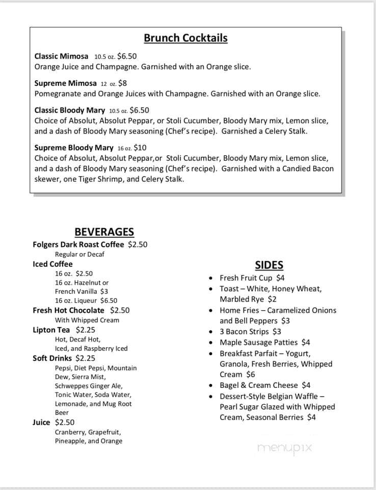 Boulevard Grill - Johnstown, PA menu_pic