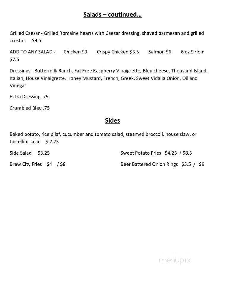 Boulevard Grill - Johnstown, PA menu_pic