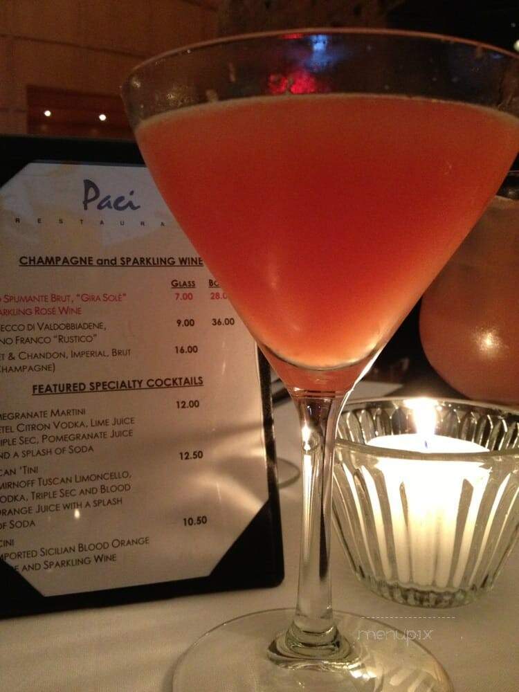 Paci Restaurant - Southport, CT menu_pic