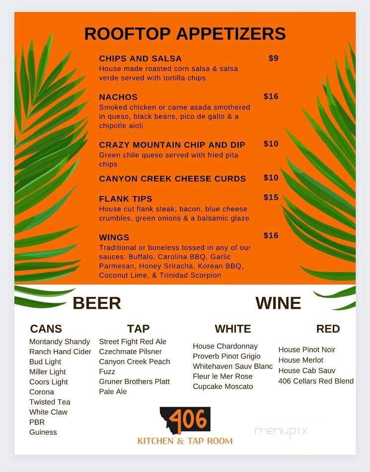 406 Kitchen & Taproom - Billings, MT