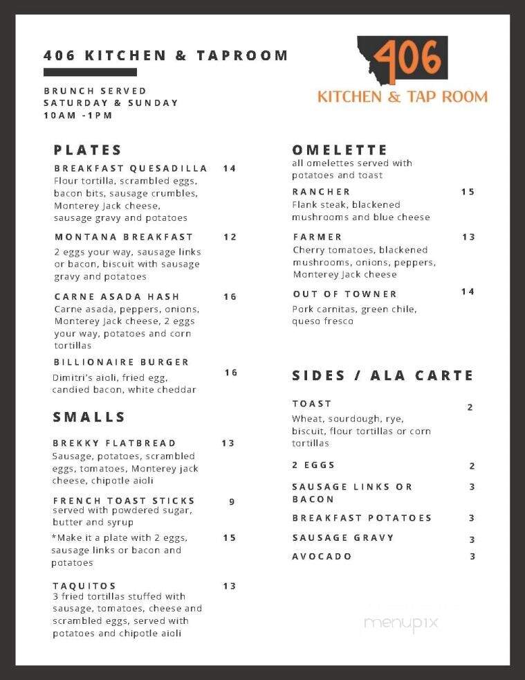 406 Kitchen & Taproom - Billings, MT