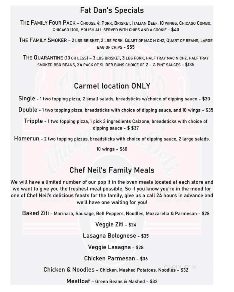 Geraldine's Supper Club & Lounge - Indianapolis, IN menu_pic