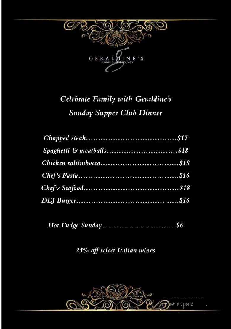 Geraldine's Supper Club & Lounge - Indianapolis, IN