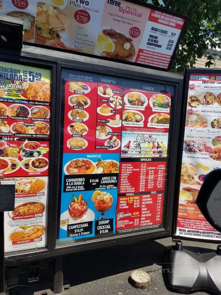 El Rinconsito - Vancouver, WA menu_pic