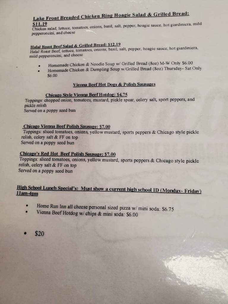 Chicago's House of Hoagies - Menasha, WI menu_pic