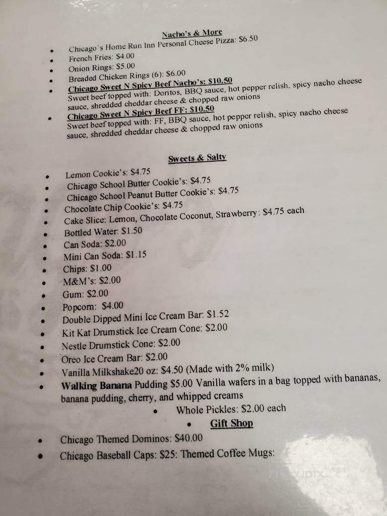 Chicago's House of Hoagies - Menasha, WI menu_pic