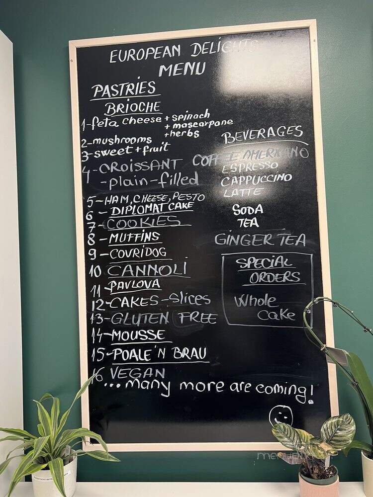 European Delights - Walnut Creek, CA menu_pic