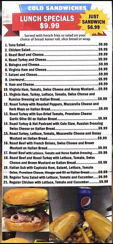 Emmanuel's Bagel & Deli - Trenton, NJ menu_pic